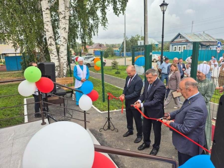 Бүген Кече Елгада авыл җирлеге башкарма комитетының яңа бинасы ачылды
