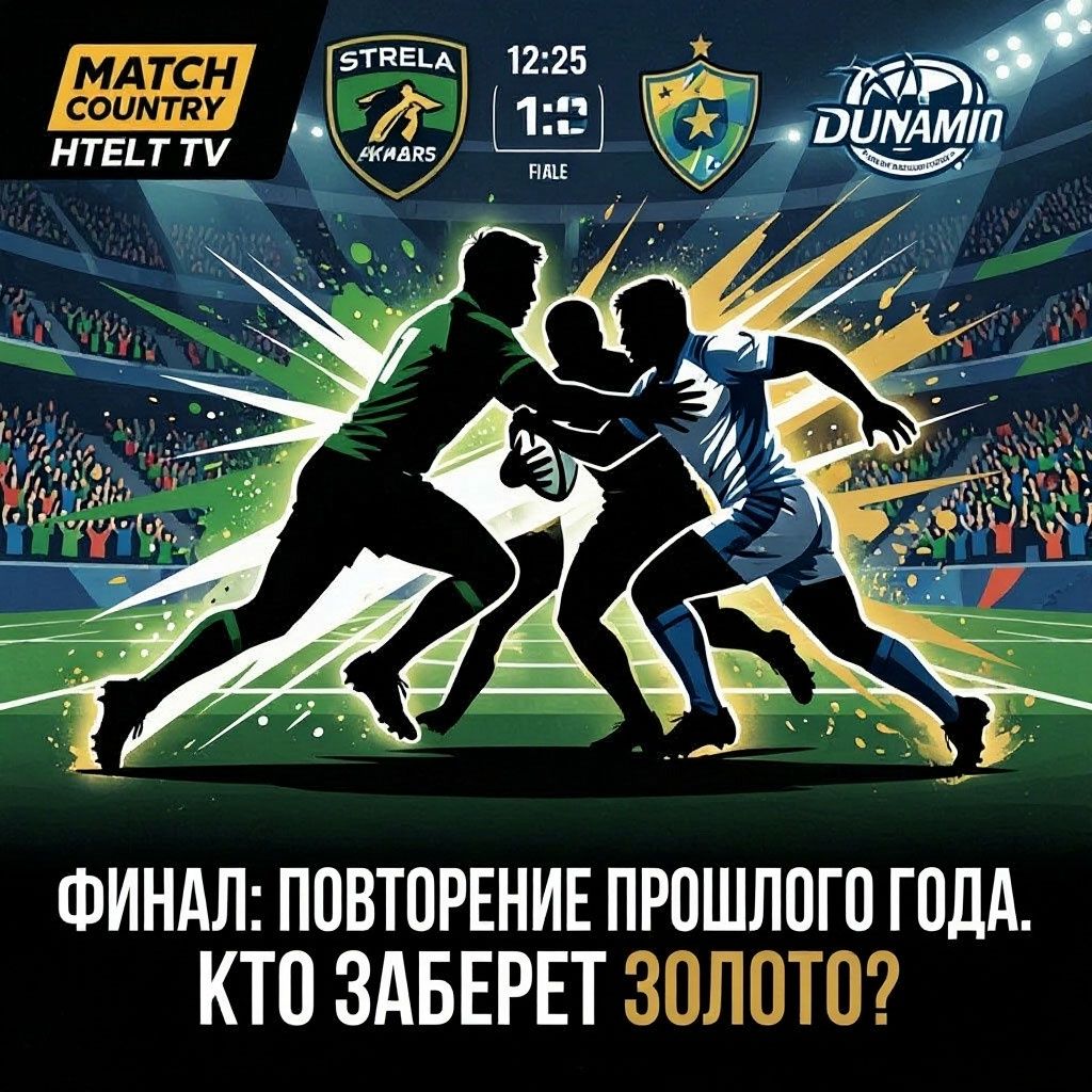 «Стрела-Ак Барс» против «Динамо»: главный регбийный финал страны состоится в Москве