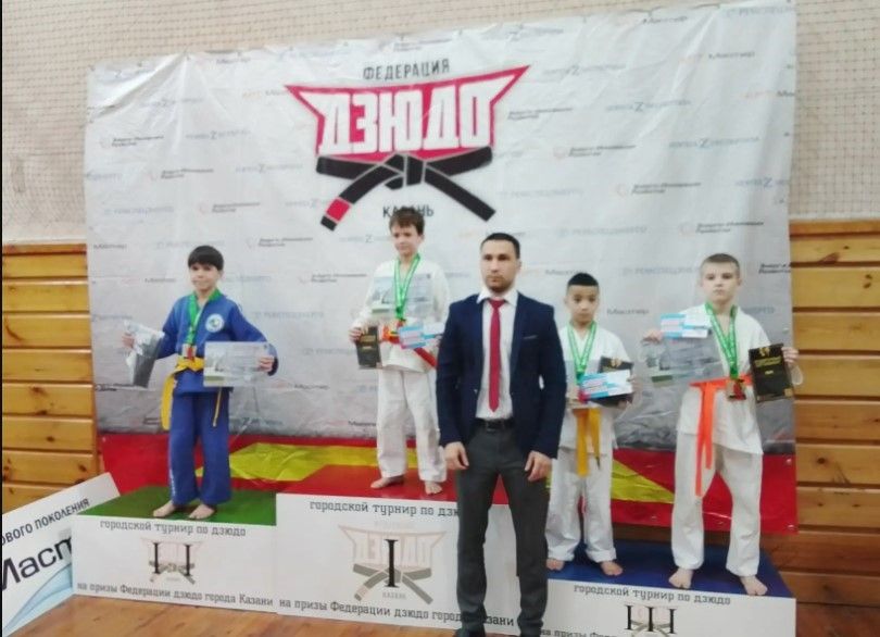 Лаишевские дзюдоисты заняли призовые места на турнире в Казани
