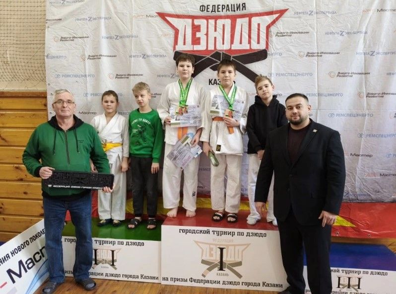 Лаишевские дзюдоисты заняли призовые места на турнире в Казани