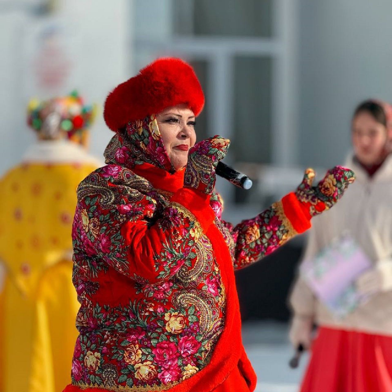 Жители села Никольское Лаишевского района проводили зиму шумными гуляниями