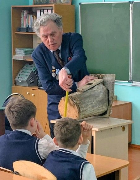 В Большекабанской школе прошёл экологический урок в честь академика Андреева