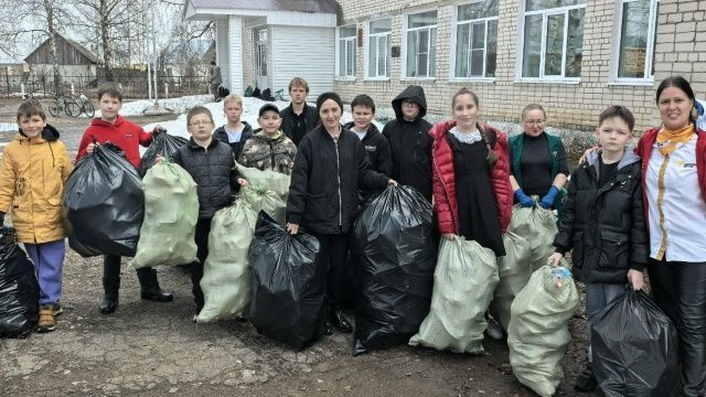 Орловская школа вышла на экологический старт