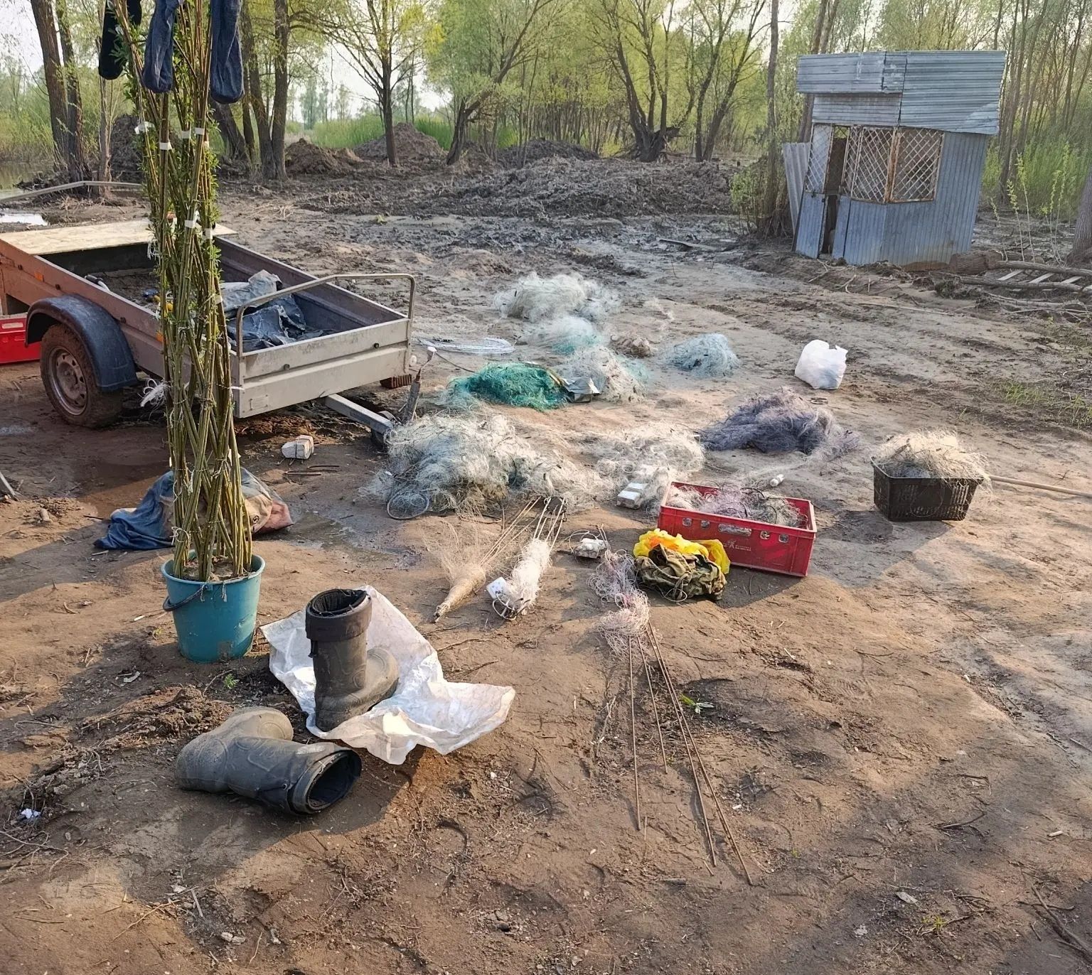Операция «Нерест»: в Лаишевском районе пресечена деятельность браконьерского стана