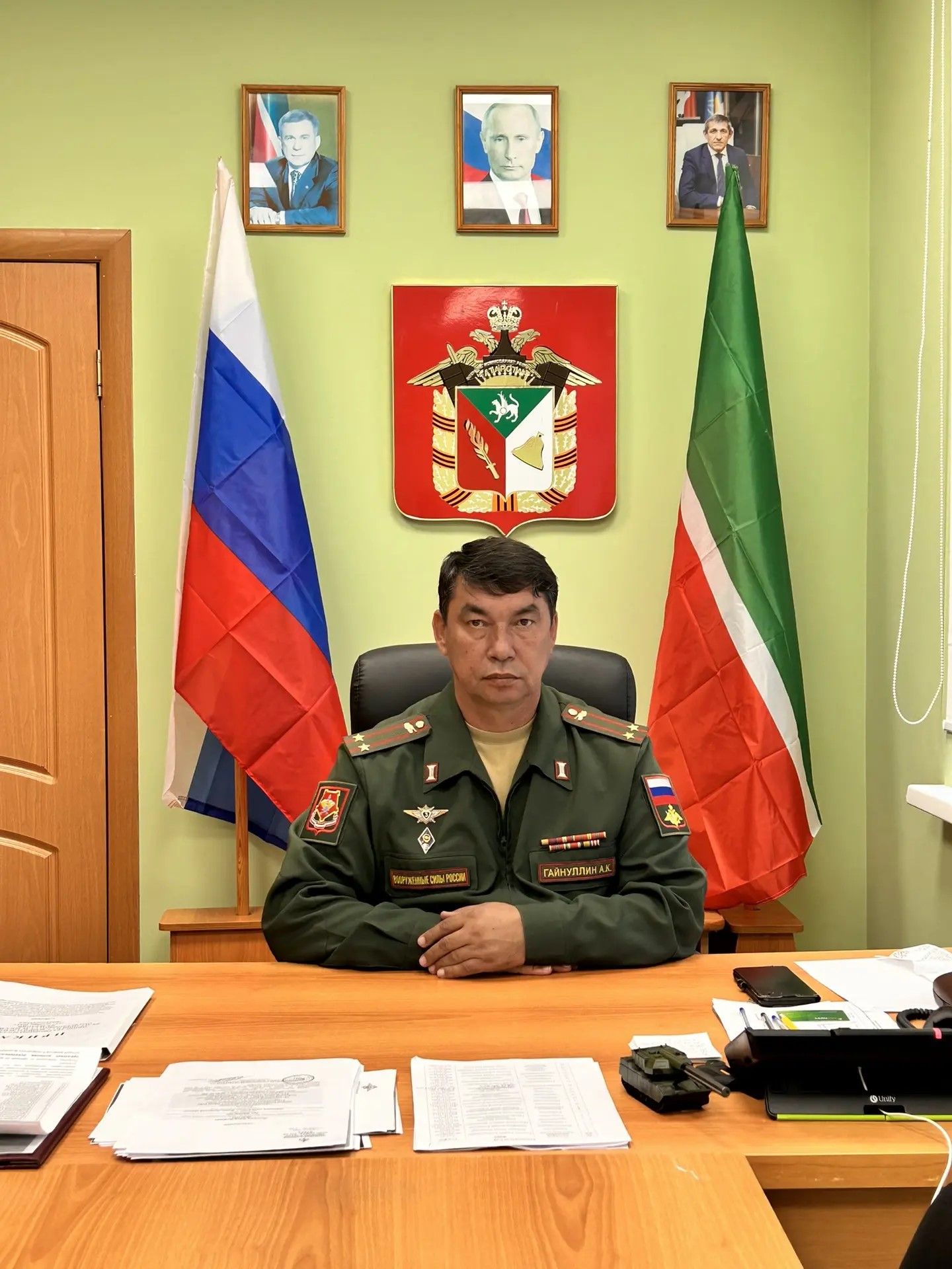 Путь служения: юбилей военного комиссара Лаишевского района Айрата Гайнуллина