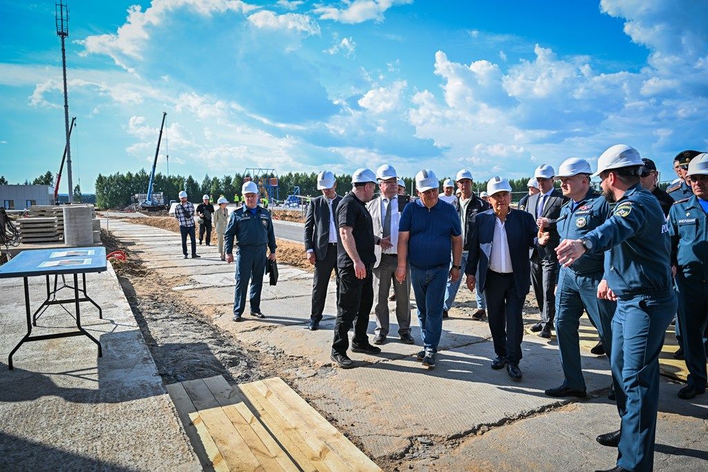 В Лаишевском районе Татарстана строится супербаза спасателей