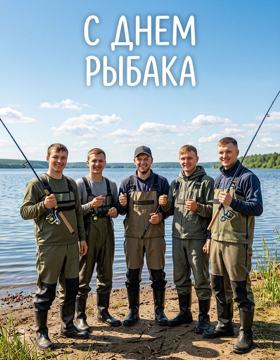 Рыбаки принимают поздравления