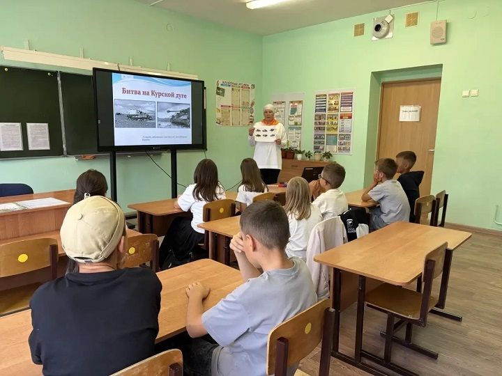 Дети Лаишевского района узнали, как советские войска победили в Курской битве