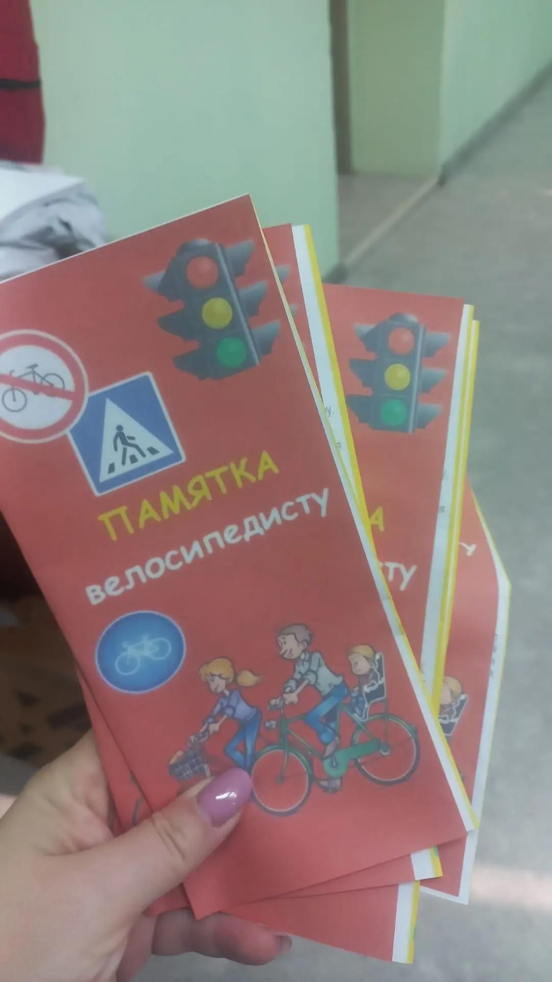 Юные инспекторы  движения лицея им. Державина напомнили о правилах езды на самокатах