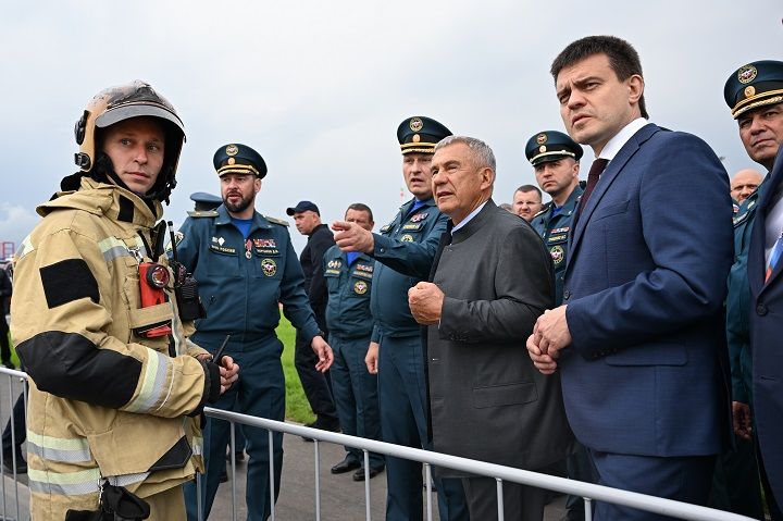 В Лаишевском районе открылись учебно-тренировочный комплекс МЧС России и новая пожарная часть
