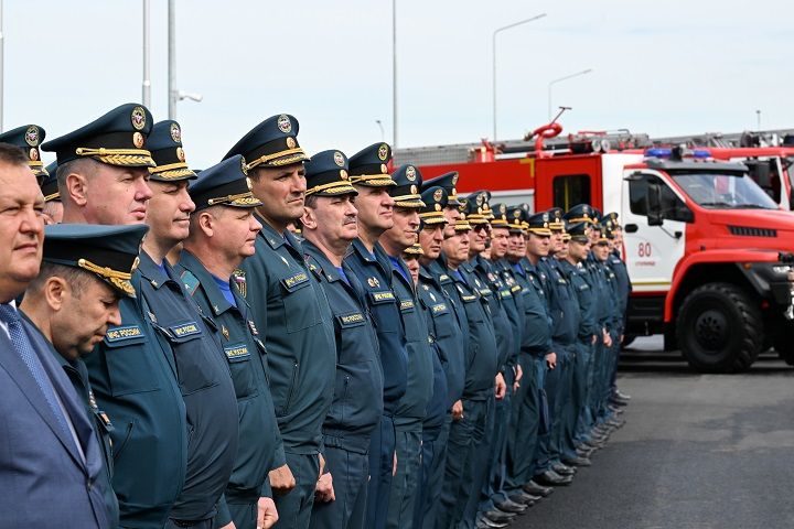 В Лаишевском районе открылись учебно-тренировочный комплекс МЧС России и новая пожарная часть