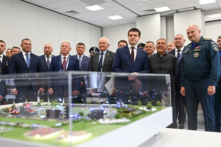В Лаишевском районе открылись учебно-тренировочный комплекс МЧС России и новая пожарная часть
