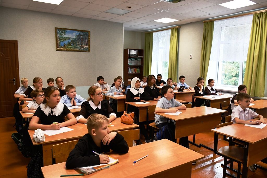 Лаеш районы мәктәпләре укучылары Бөтенроссия акциясенә кушылдылар