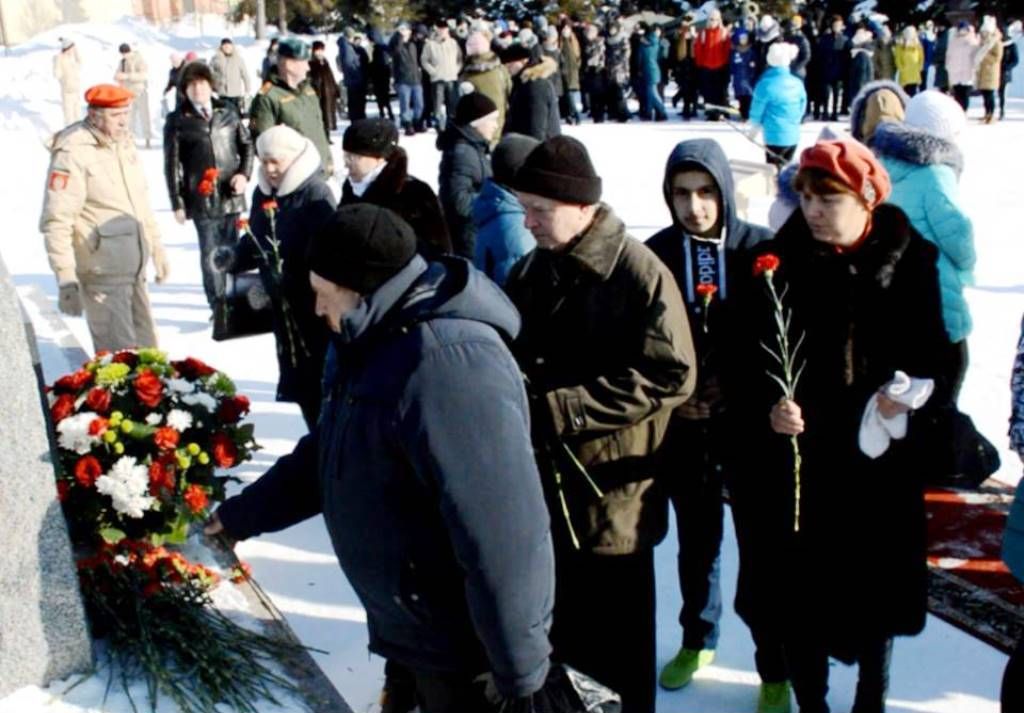 Митинг в парке Победы Лаишева 15 февраля 2018 года