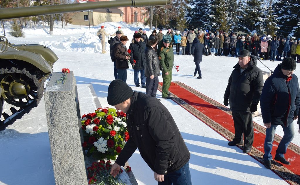 Митинг в парке Победы Лаишева 15 февраля 2018 года