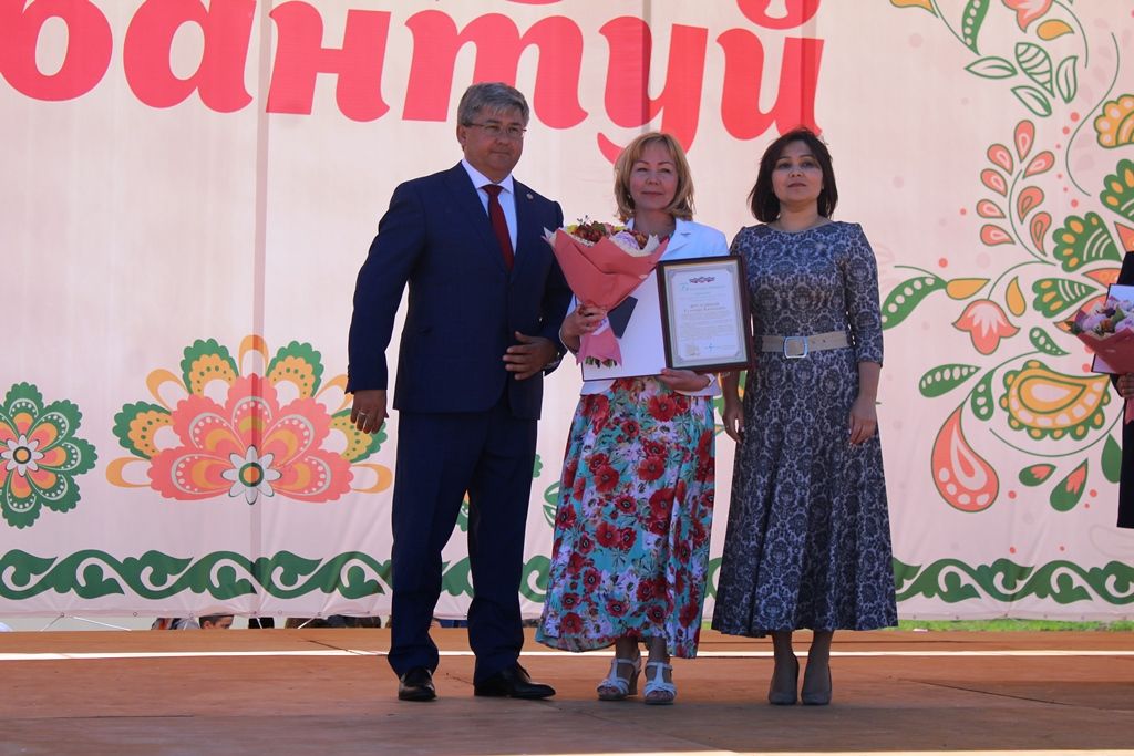 Церемония награждения на Сабантуе-2018
