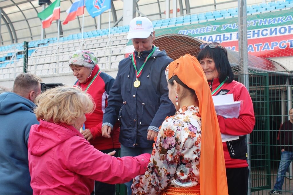 Пенсионеры Лаишевского района показали хорошие результаты в республиканском этапе Спартакиады -2019 "Третий возраст". 24.05.2019. Фото Людмилы Никифоровой