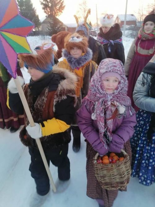 Как в Татарстане в селе Никольское колядки проходят