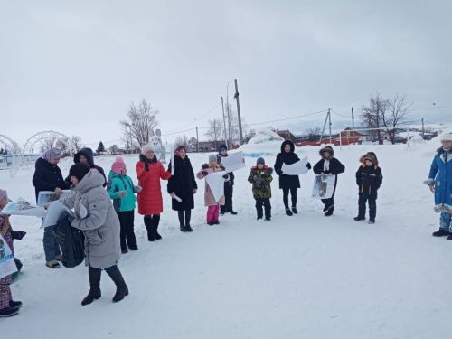 Новогодние праздники для лаишевских детей начались с активных игр на свежем воздухе