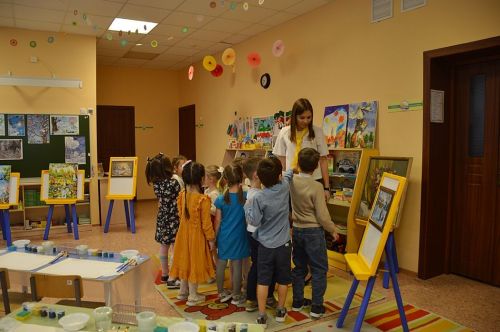 Выступление детей Столбищенского детского сада «Сказка»