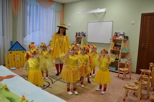 Выступление детей Столбищенского детского сада «Сказка»