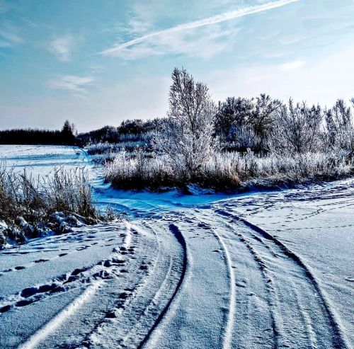 Фото читателя. Утро Нового года на Каме...
