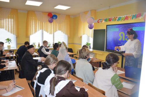 В 26 школах Лаишевского района  писали «Татарча диктант»