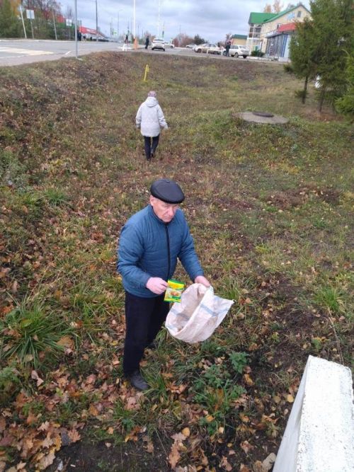 Жители Лаишева вышли на уборку городских улиц