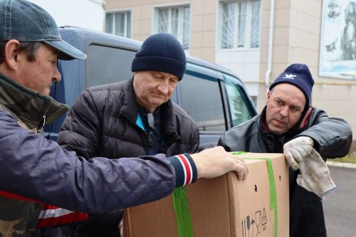 Из Лаишевского района в зону спецоперации отравлен двенадцатый гуманитарный груз