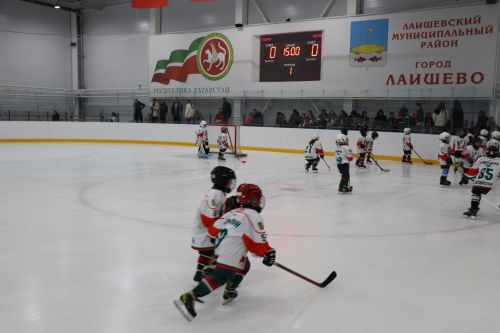 В Лаишево стартовал турнир по хоккею «Ястреб Cup»
