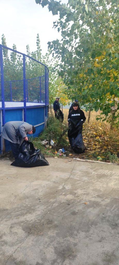 В Габишево дружно вышли на субботник