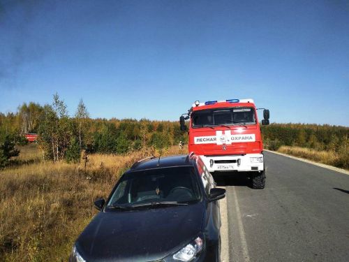 По легенде учений сегодня в Орловском сельском поселении замечен верховой пожар