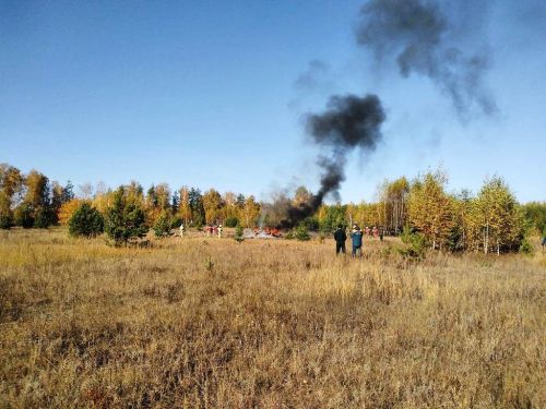 По легенде учений сегодня в Орловском сельском поселении замечен верховой пожар