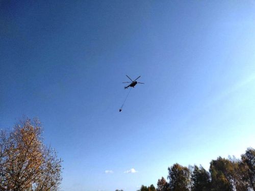По легенде учений сегодня в Орловском сельском поселении замечен верховой пожар