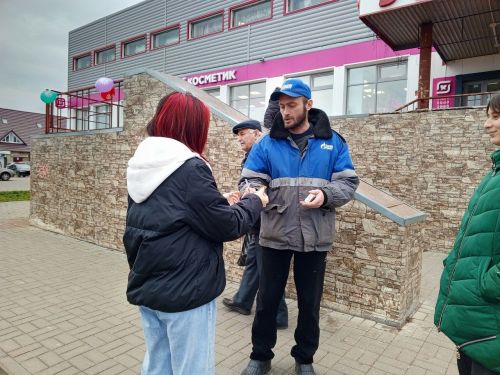 На лаишевских улицах проводилась акция по отказу от курения