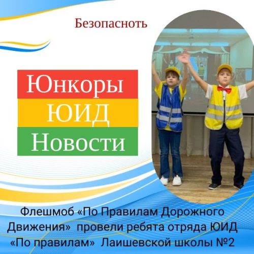 В Лаишевской средней школе № 2 провели флешмоб