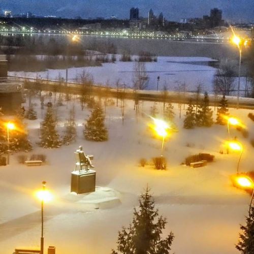 В Казань опять пришла зима...