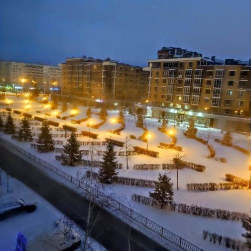 В Казань опять пришла зима...
