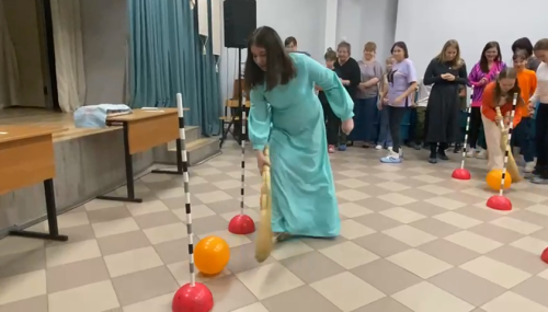 В мероприятии ко Дню матери соревновались и мамы и дети