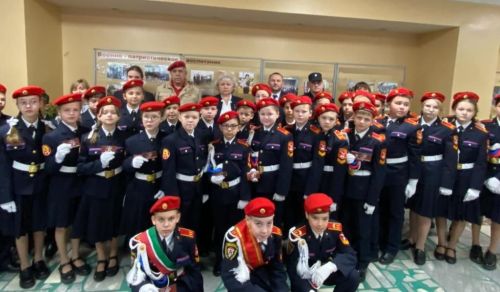 В Столбищенской школе пополнились ряды юнармейцев
