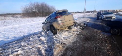 Водитель сбежал с места ДТП