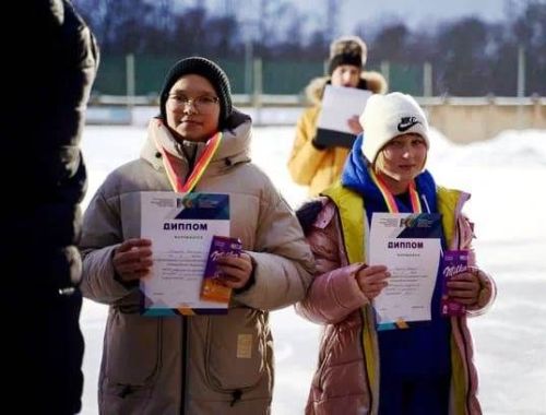 Весь пьедестал заняли лаишевские конькобежцы