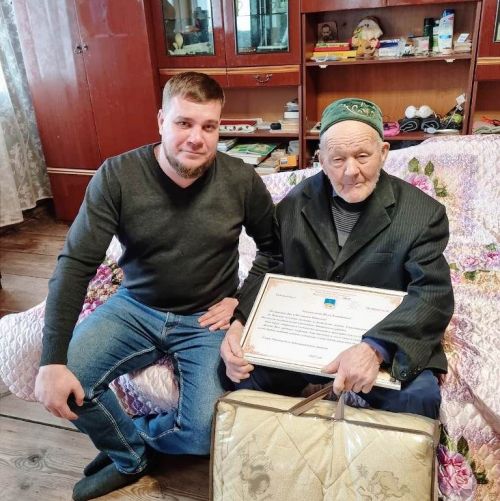 В Именьково чествовали труженика тыла Якупа Каюмовича Каюмова