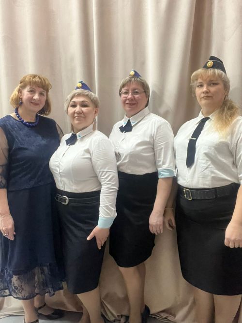 В Столбищенском доме культуры поздравили защитников Отечества