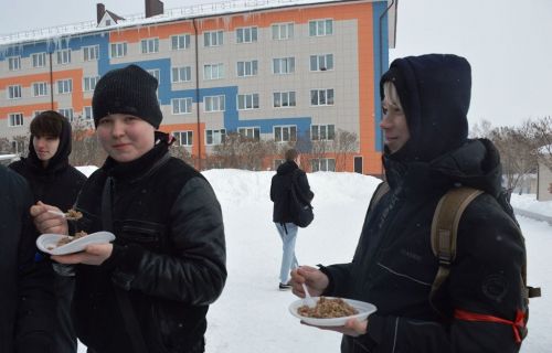 Веселую Масленицу отметили в Лаишевском техникуме