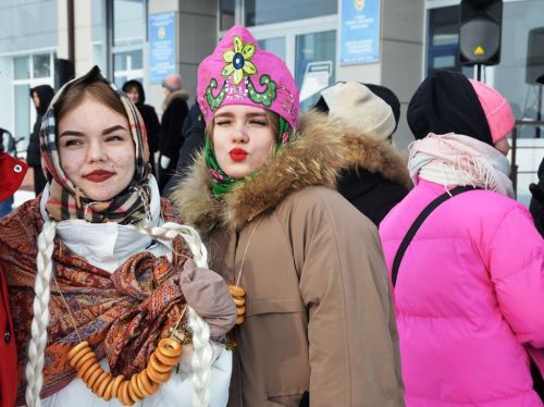 Веселую Масленицу отметили в Лаишевском техникуме