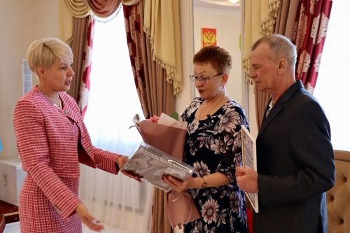 Золотая свадьба семьи Слеповых Николая и Галины