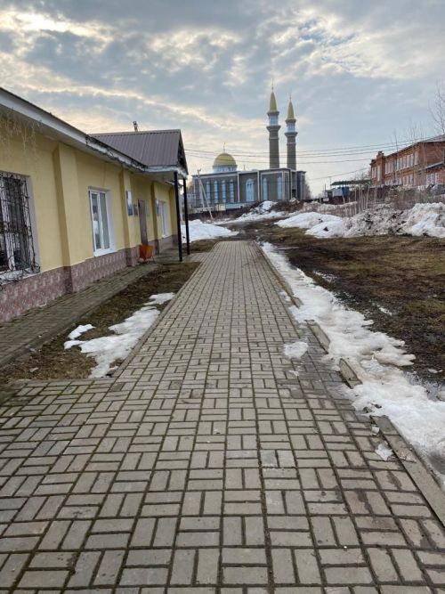 В Лаишеве люди массово вышли на очистку территорий вокруг своих организаций от снега