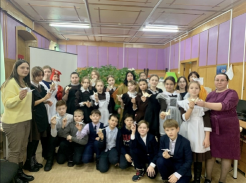 Лаишевские гимназисты весну встречали