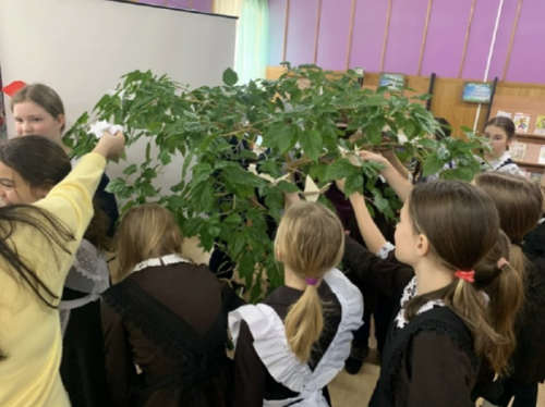 Лаишевские гимназисты весну встречали